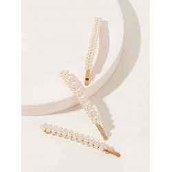 Pensa to decorate hair decorated with artificial pearls 3 pieces