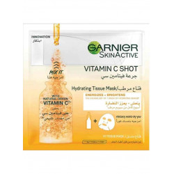Garnier mask, with vitamin C.